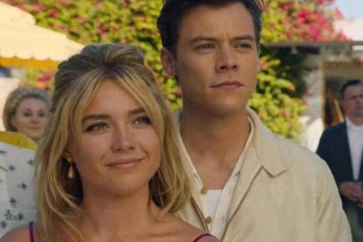 Harry Styles e Florence Pugh se beijaram nos bastidores de filmagem, diz jornal