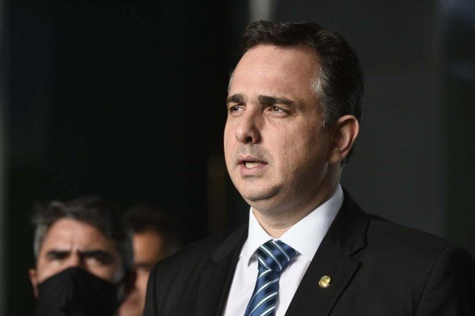  03/05/2022 Crédito: Minervino Júnior/CB/D.A Press. Brasil.  Brasilia - DF. Presidente do Senado Rodrigo Pacheco no STF.