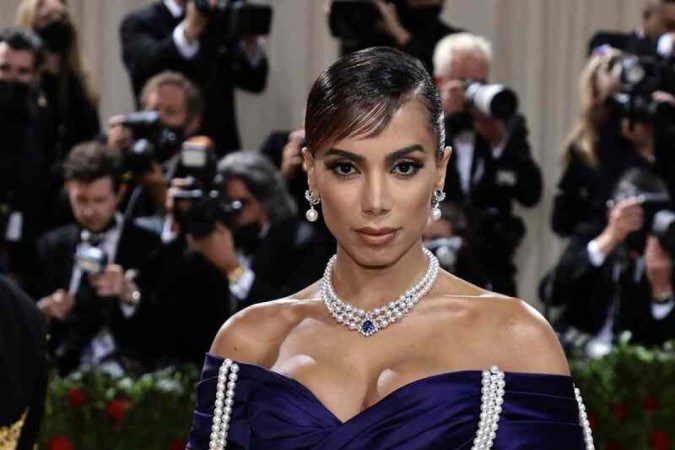  Anitta no Met Gala 2022  -  (crédito:  Getty Images via AFP)