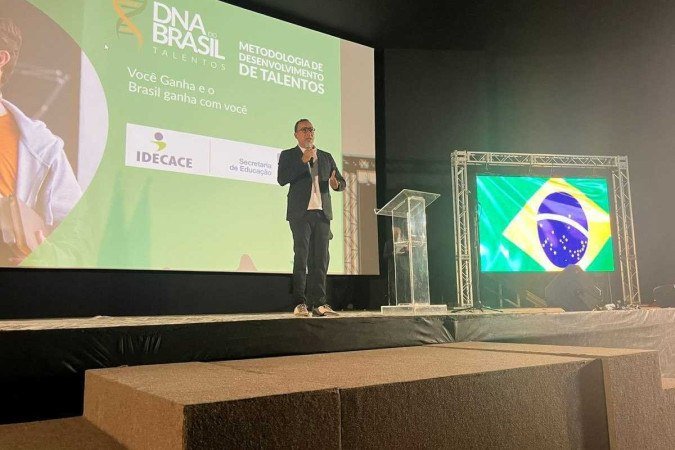 Evento de Lançamento do Programa "DNA do Brasil" para crianças e adolescentes do DF - Presidente do Idecace, Wilson Cardoso -  (crédito: Divulgação/Idecace)