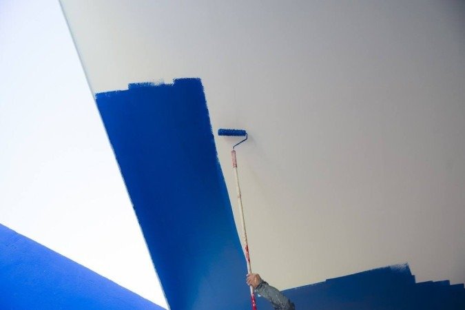 Montagem de  A invenção da cor: Magic Square #3., de Hélio OIticica, no CCBB