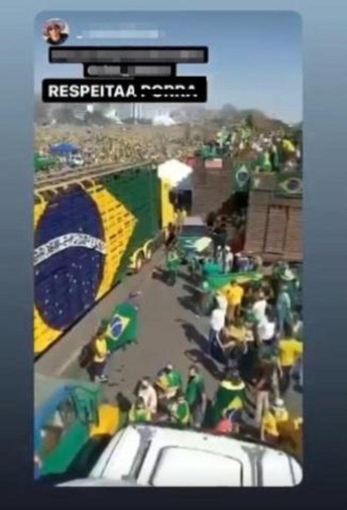 | Captura de tela de publicação no Instagram  