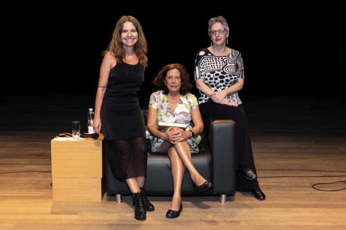 Katia Canton, Maria Eugênia Boaventura e Regina Teixeira de Barros participam do ciclo de debates - (crédito: Gerson Rubim) Katia Canton, Maria Eugênia Boaventura e Regina Teixeira de Barros participam do ciclo de debates - (crédito: Gerson Rubim)