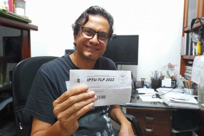 Luís Renato Dias, 56 anos, pagou IPTU antecipado após pagar multas desde 2017 - (crédito: Arquivo pessoal) Luís Renato Dias, 56 anos, pagou IPTU antecipado após pagar multas desde 2017 - (crédito: Arquivo pessoal)