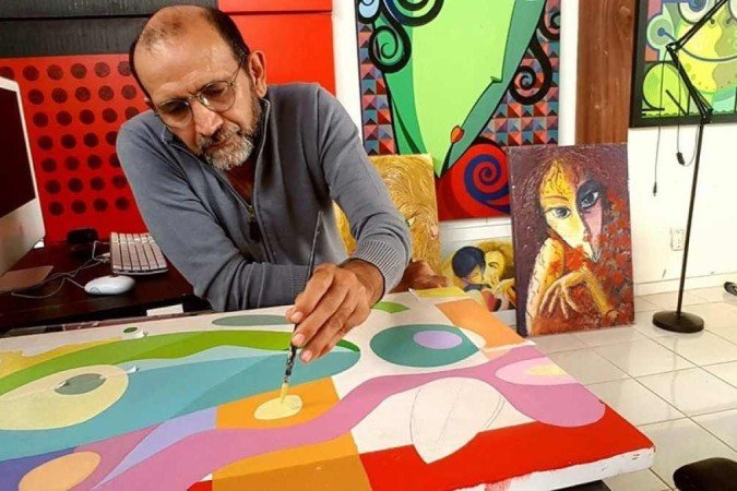 Ralfe Braga, artista plástico amapaense morador de Brasília