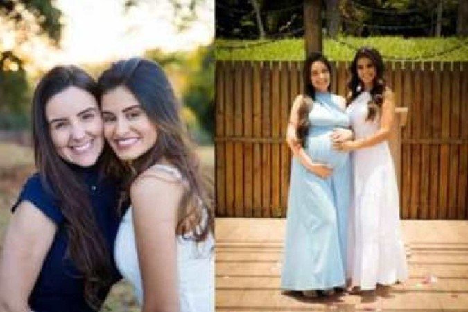 Noiva viraliza ao visitar amiga na maternidade - (crédito: Diário de Campo Belo / divulgação) Noiva viraliza ao visitar amiga na maternidade - (crédito: Diário de Campo Belo / divulgação)