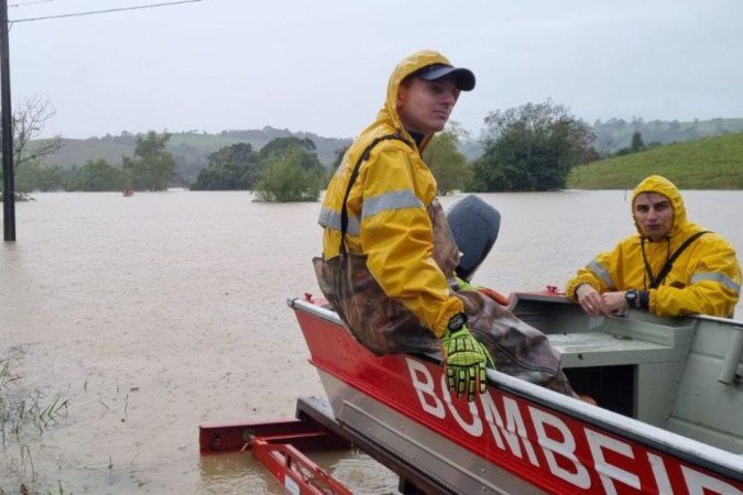  (crédito:  Corpo de Bombeiros Militar de Santa Catarina (CBMSC))