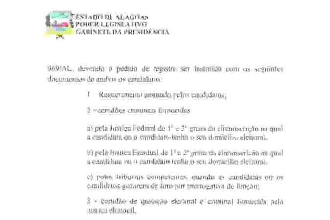 Edital de convocação