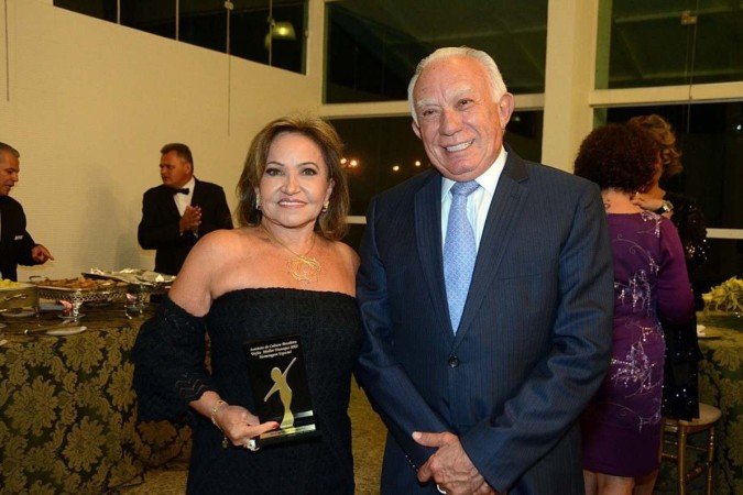 Maria José e Adelmir Santana - Trofeu Mulher Destaque 2022