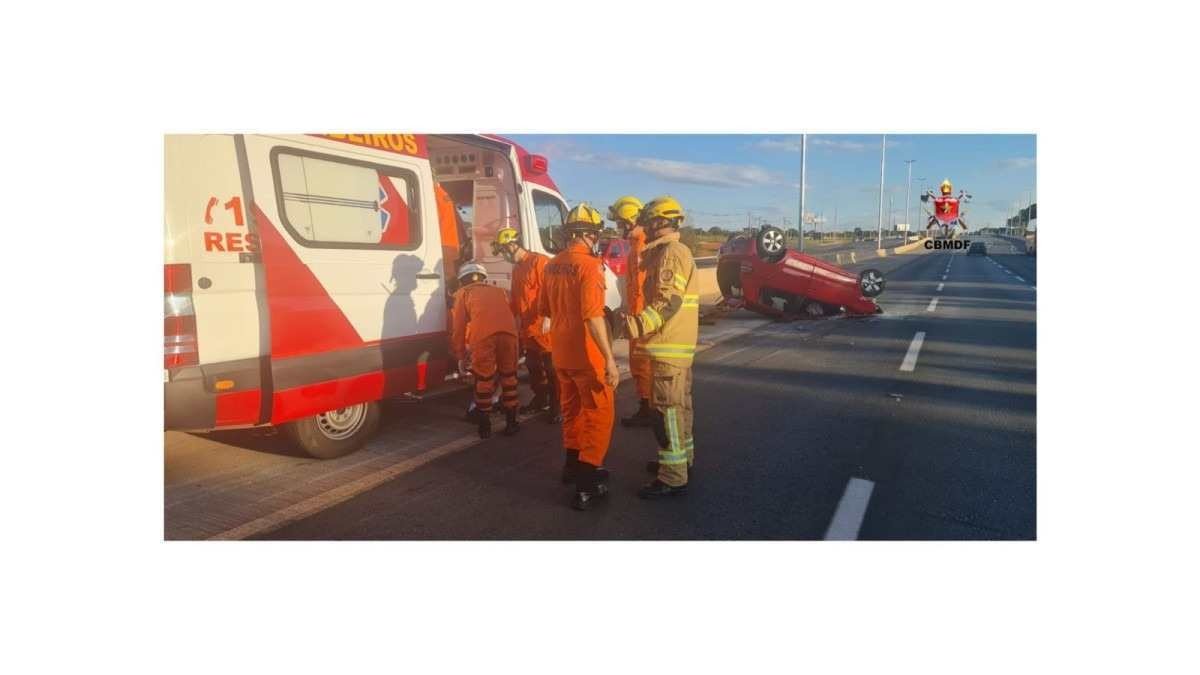 Domingo marcado por acidentes no DF
