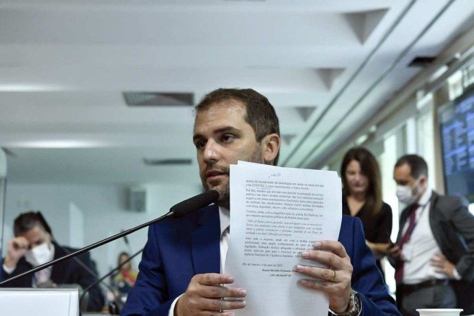 Daniel Pereira é ex-assessor especial do ministro Marcelo Queiroga - (crédito: Geraldo Magela/Agência Senado) Daniel Pereira é ex-assessor especial do ministro Marcelo Queiroga - (crédito: Geraldo Magela/Agência Senado)