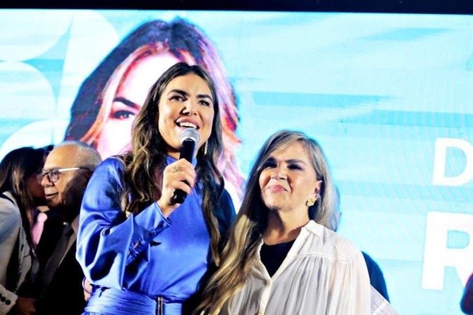  Crédito: Cidadania/Divulgação. Eixo Capital. Beth Cupertino, presidente do PRTB-DF, e a deputada Paula Belmonte ( Cidadania DF ).