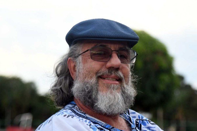  15/05/2022. Crédito: Ed Alves/CB/D.A Press. Brasil. Brasília - DF. Cidades. Celebração Vesak 2022. Na foto Anotonio Sergio Cangiano. 