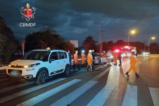 (crédito: Reprodução/CBMDF) (crédito: Reprodução/CBMDF)