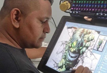  Dijjo Lima  era colorista e autor de quadrinhos -  (crédito: Instagram/reprodução)