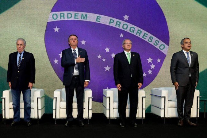 Bolsonaro participa da abertura da Apas Show, em São Paulo - (crédito: ISAC NOBREGA / Secom) Bolsonaro participa da abertura da Apas Show, em São Paulo - (crédito: ISAC NOBREGA / Secom)