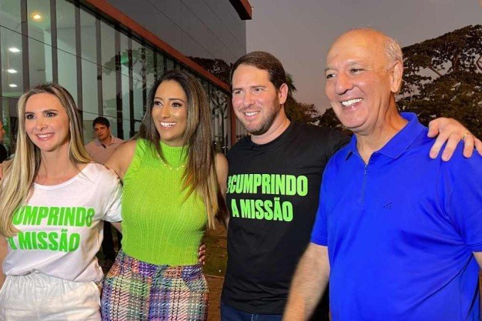  2022. Crédito: Sindepo/Divulgação. Cidades. Lançamento da pré-candidatura do delegado Rafael Sampaio, presidente do Sindicato dos Delegados de Polícia Civil (Sindepo-DF) a deputado federal pelo PL.