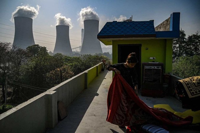  A poluição do ar causou 6,67 milhões de mortes em 2019 -  (crédito: Prakash Singh/AFP)