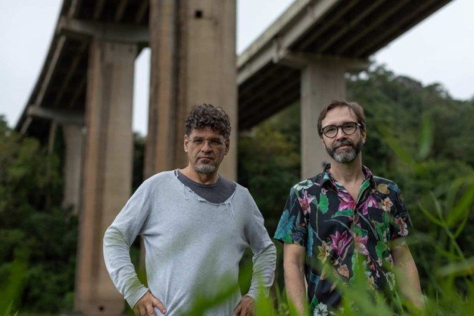 Renato Barbieri (E), cineasta, e Marcus Ligocki, diretor 
