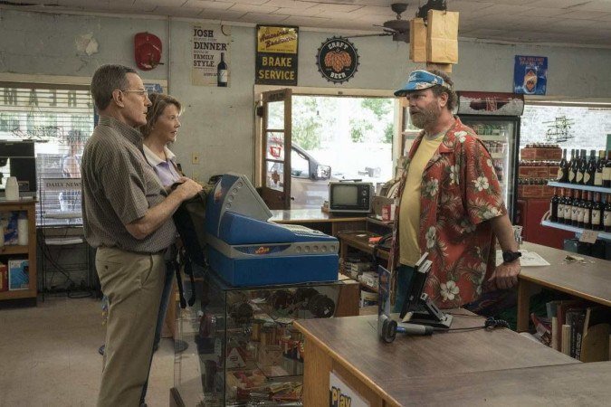  Bryan Cranston as Jerry Selbee, Annette Bening as Marge Selbee, and Rainn Wilson as Bill in Jerry and Marge Go Large streaming on Paramount+. Photo credit: Jake Giles Netter/Paramount+
      Copyright 
