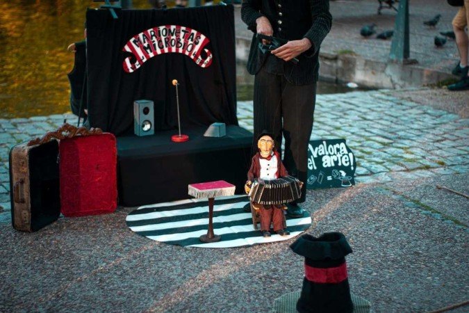 Marionetas Micróbio 
no 7º Festineco