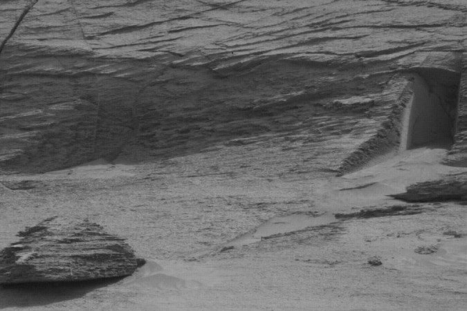 Registro enviado pela sonda Curiosity levantou questões sobre aspecto de formação rochosa no planeta vermelho - (crédito: NASA/JPL) Registro enviado pela sonda Curiosity levantou questões sobre aspecto de formação rochosa no planeta vermelho - (crédito: NASA/JPL)