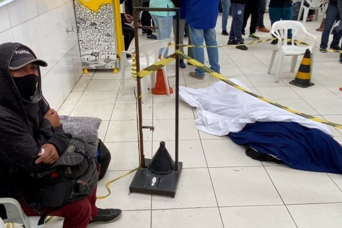 Leonardo Oliveira disse que encontrava a vítima diariamente no horário do almoço -  (crédito: Fernando Otto)