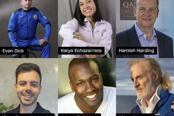 (crédito: Divulgação/Blue Origin) (crédito: Divulgação/Blue Origin)