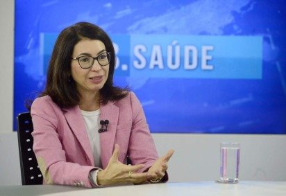 A pediatra Andrea Jácomo foi a entrevistada do CB. Saúde nesta quinta -  (crédito:  Marcelo Ferreira/CB/D.A Press)