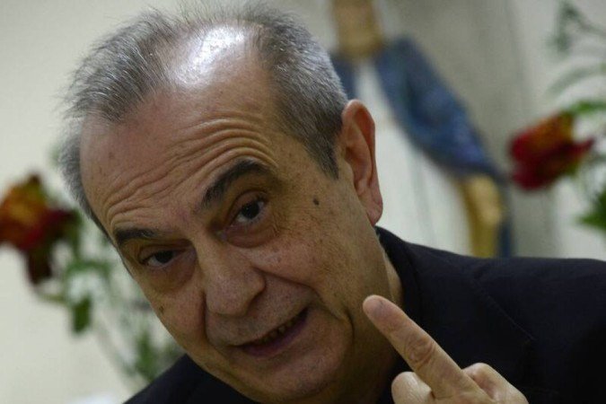  19/05/2022. Crédito: Carlos Vieira/CB/D.A Press. Brasil. Brasilia - DF. Cidades - Novo padre exorcista de Brasília. Na Foto  Padre Silvio Ambrogio Albertario
