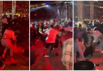 No vídeo, uma mulher aparece sendo agredida - (crédito: reprodução) No vídeo, uma mulher aparece sendo agredida - (crédito: reprodução)