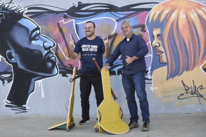  24/05/2022. Crédito: Minervino Júnior/CB/D.A Press. Brasil.  Brasilia - DF. Semana internacional do orgulho GEEK. Expositor César Braga - fabricante de carrinhos de rolimã.