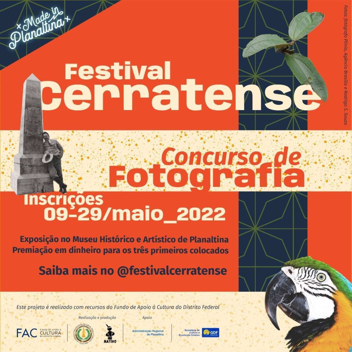 Festival Cerratense abre inscrições para concurso fotográfico