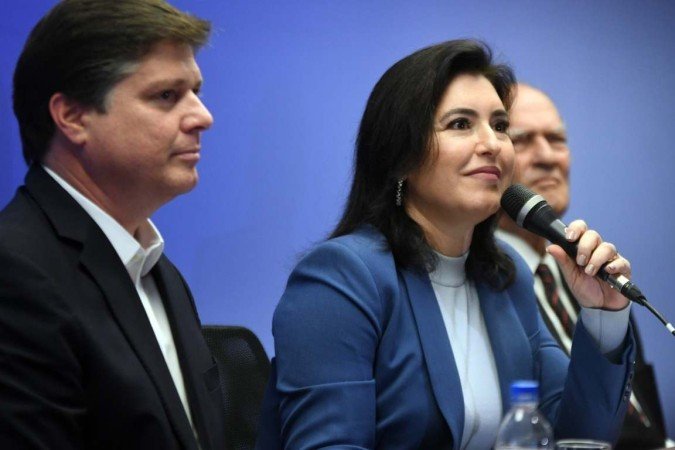 Tebet também disse que assume um compromisso com o projeto Tebet também disse que assume um compromisso com o projeto