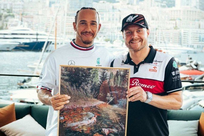 (crédito: Reprodução/Twitter @LewisHamilton) (crédito: Reprodução/Twitter @LewisHamilton)