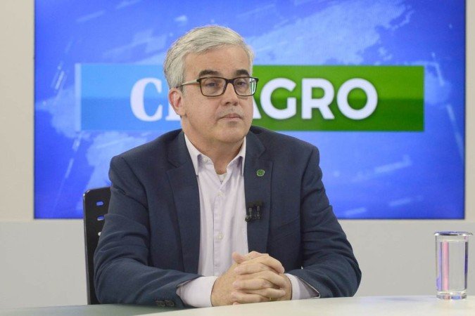  27/05/2022 Crédito: Marcelo Ferreira/CB/D.A Press. Brasil. Brasilia - DF - CB.Agro Samanta Sallun recebe Guilherme Soria Bastos Filho, o Secretário de Política Agrícola do Ministério da Agricultura.