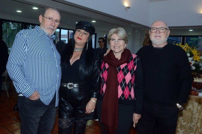 Chiko Piva e Kátia, com Rosângela e Marco Meneguetti