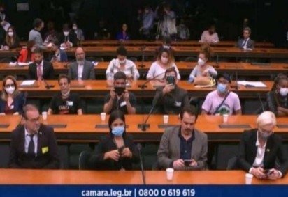 Artistas pedem derrubada de vetos de Bolsonaro à cultura -  (crédito: TV BRASIL/REPRODUÇÃO)