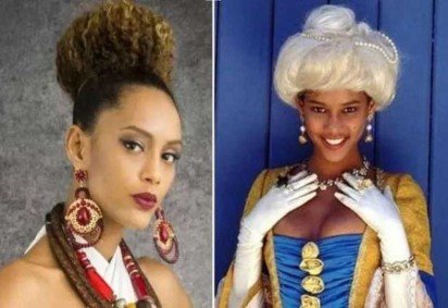 A atriz Taís Araújo interpretou a primeira Xica da Silva nas telinhas -  (crédito: Reprodução/Montagem)
