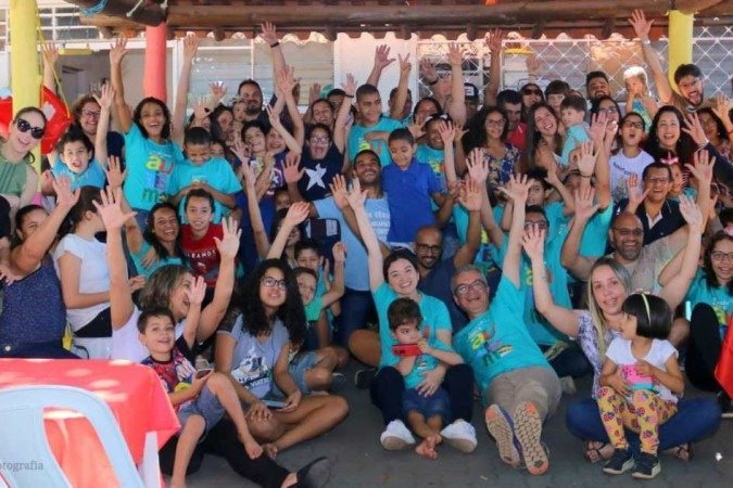 Familiares e pacientes da ABRACI-DF reunidos