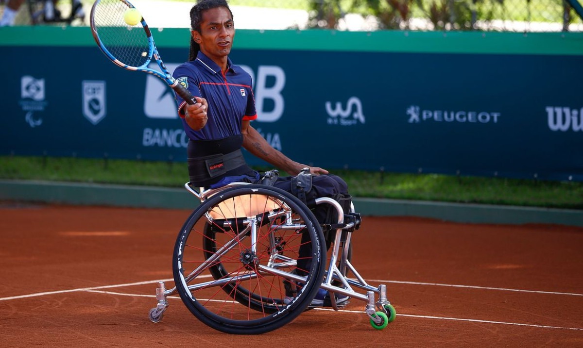 Roland Garros: Ymanitu Silva é vice de duplas entre os cadeirantes