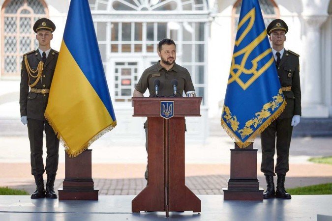 (crédito: Handout / UKRAINIAN PRESIDENTIAL PRESS SERVICE / AFP) (crédito: Handout / UKRAINIAN PRESIDENTIAL PRESS SERVICE / AFP)