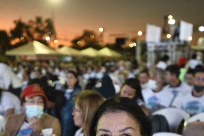  04/06/2022. CrÃ©dito: Minervino JÃºnior/CB/D.A Press. Brasil.  Brasilia - DF. Pentecostes no Taguaparque em Taguatinga. Sirlei Mourao.
      Originating 