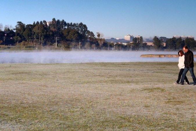 Defesa Civil orienta para cuidados em dias de frio intenso - (crédito: Brustolin) Defesa Civil orienta para cuidados em dias de frio intenso - (crédito: Brustolin)