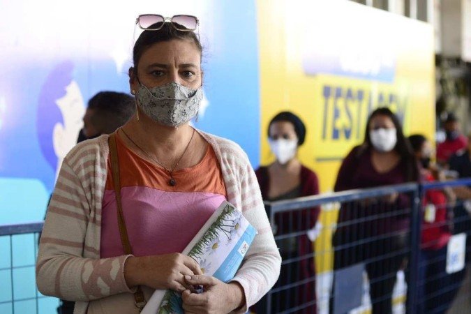  A professora Lician de Cássia, 50 anos, teve covid-19 duas vezes