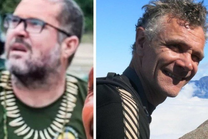 Bruno Arújo (à esq.) e Dom Phillips estão desaparecidos - (crédito: BBC) Bruno Arújo (à esq.) e Dom Phillips estão desaparecidos - (crédito: BBC)
