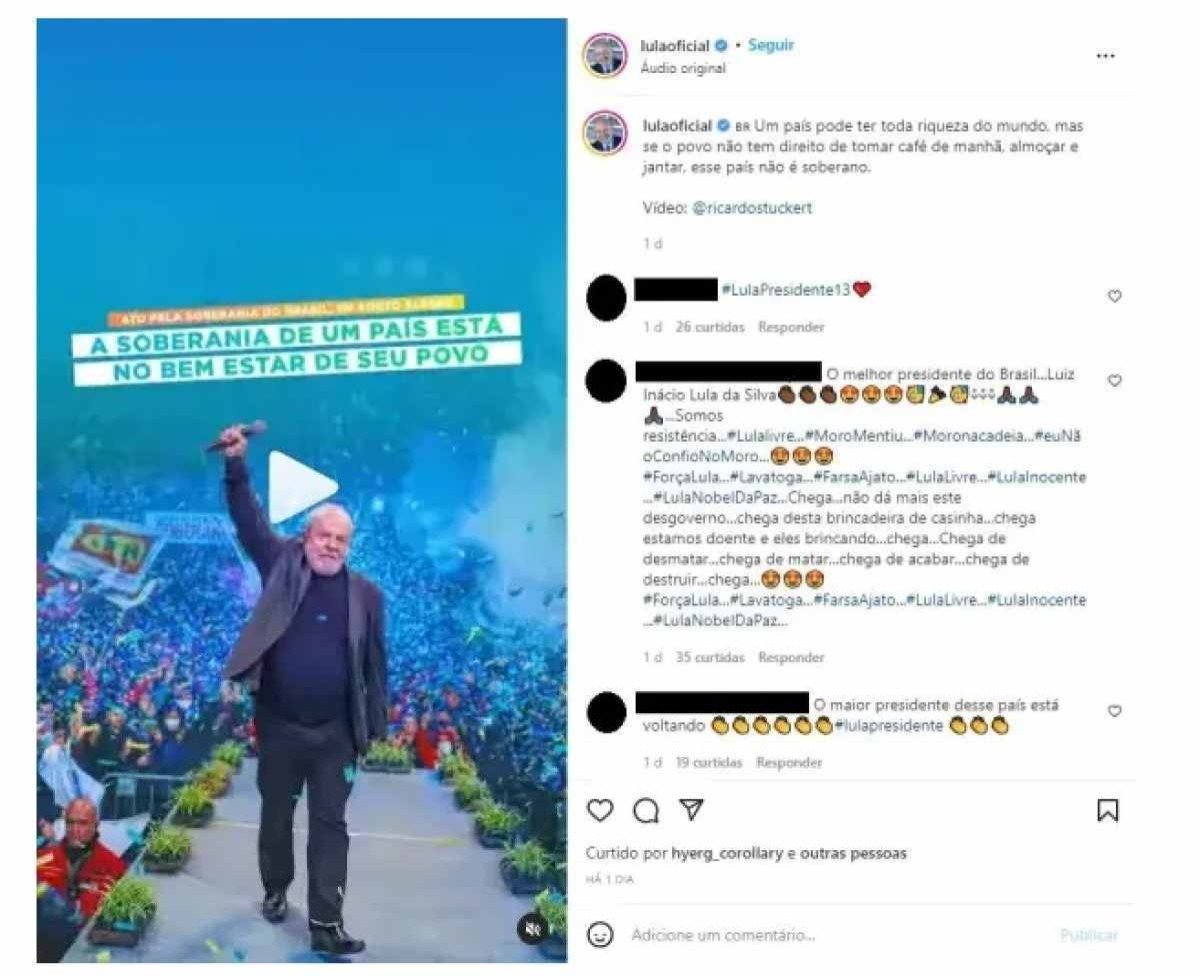 É falso post que afirma que Veja cortou mão de Lula em foto