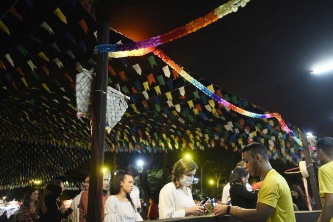  09/06/2022. Crédito: Minervino Júnior/CB/D.A Press. Brasil.  Brasilia - DF. Festa Junina no Iate Clube de Brasília.