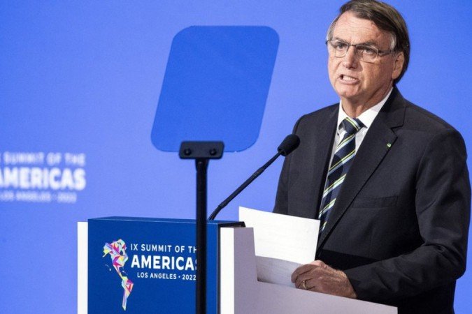 Bolsonaro participou da Cúpula das Américas em Los Angeles - (crédito: EPA) Bolsonaro participou da Cúpula das Américas em Los Angeles - (crédito: EPA)