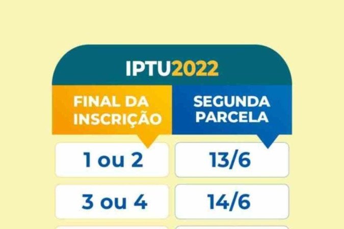 Atenção: segunda parcela do IPTU começa a vencer nesta segunda-feira (13/6)